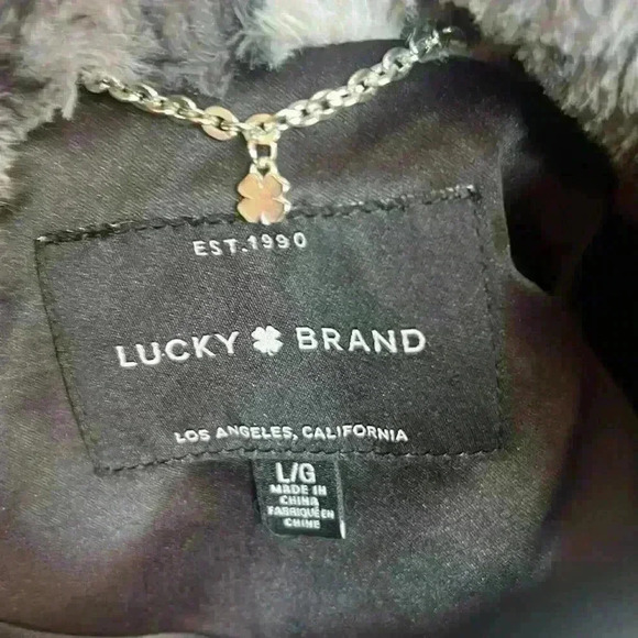 Lucky Brand Black and White Teddy Jacket - Picture 8 of 10